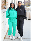 CLOUD SIGNATURE LUXE CROPPED HOODIE SET