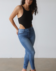 High Cut Bodysuit (Black)