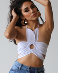 Flower Shaped Crop Top