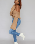 Off Shoulder Sweater (Cream)
