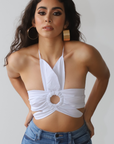 Flower Shaped Crop Top