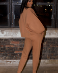 So Chic Sweatpants Set (Olive)