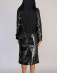 NAOMI I PATENT LEATHER TRENCH COAT