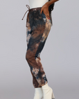 VENUS I TIE DYE JOGGERS (BURGUNDY MIX)