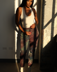 VENUS I TIE DYE JOGGERS (BURGUNDY MIX)