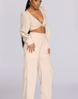 SOPHIE I CROP TOP PALAZZO PANTS SET
