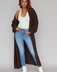 Long Sleeve Maxi Sweater (Cream)
