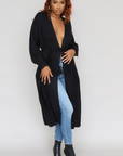 Long Sleeve Maxi Sweater (Chocolate)