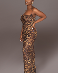 Leopard Print Maxi Dress- (FINAL Restock)