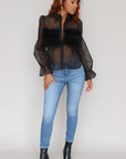 Mesh Feather Panel Top