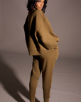 So Chic Sweatpants Set (Olive)