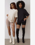 High Mock Neck Tshirt