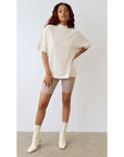 High Mock Neck Tshirt
