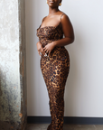 Leopard Print Maxi Dress- (FINAL Restock)